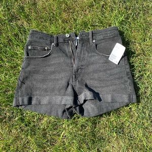 H&M High Waist Denim Shorts